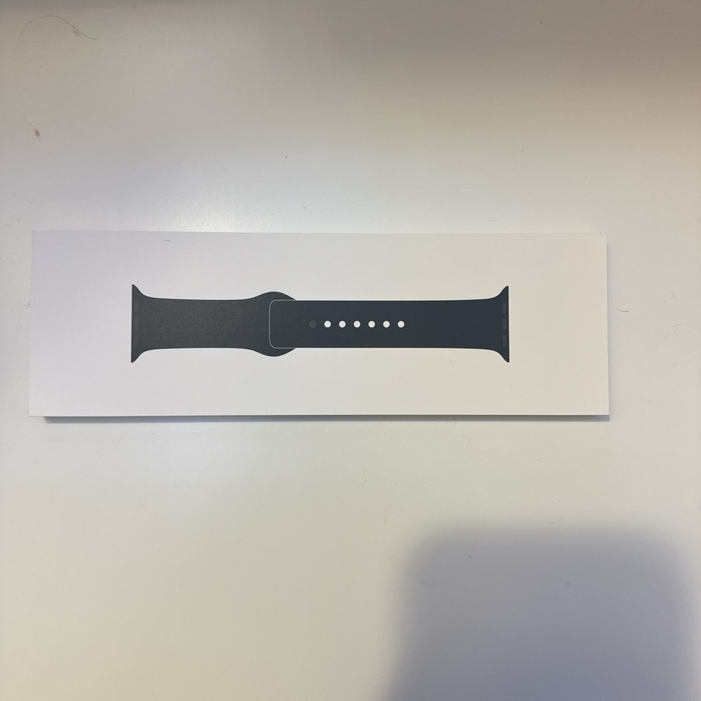 Apple watch band - Sport Band - Space Black Stainless Steel Pin - Series 10